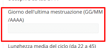 Calcolatore data parto