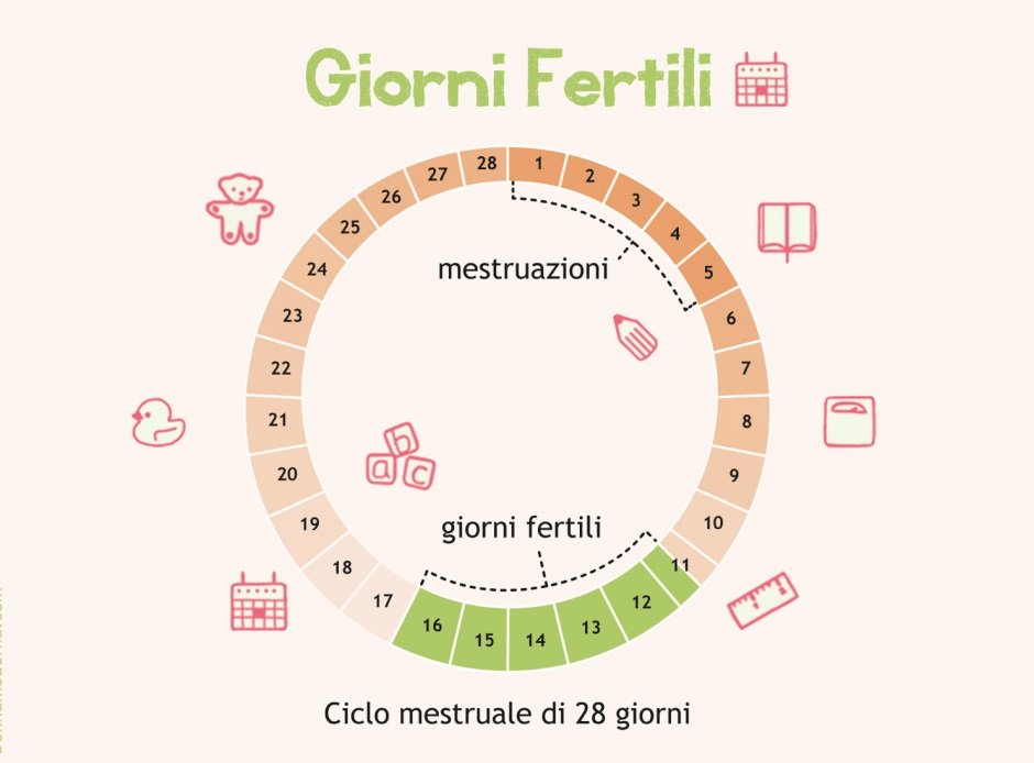 I giorni fertili per rimanere incinta
